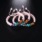 Bransoletka Kamień 7 Czakr Różowa