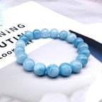 Bransoletka z niebieskiego kamienia