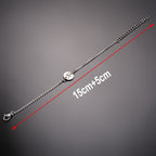 Bransoletka dla niemowlaka z inicjałem