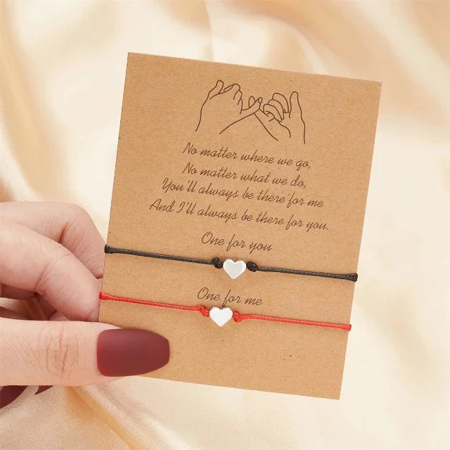 Bransoletka dla par zakochanych (zestaw 2 bransoletek)