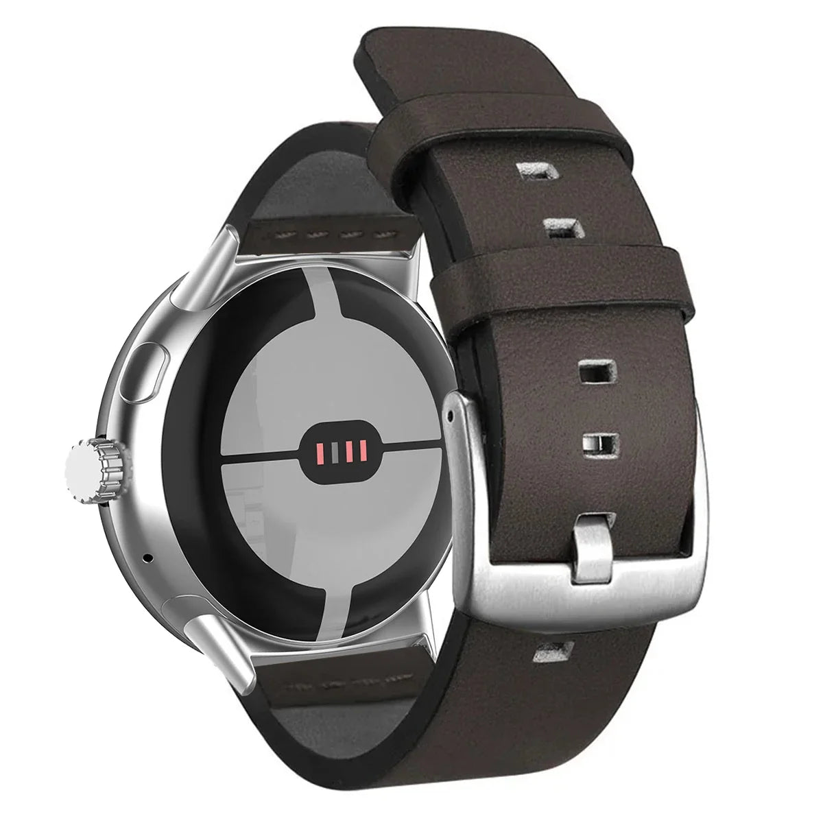 Pasek do Google Pixel Watch ze skóry brązowej 1, 2, 3, 41mm 45mm brązowy