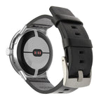 Pasek do Google Pixel Watch ze skóry brązowej 1, 2, 3, 41mm 45mm czarny