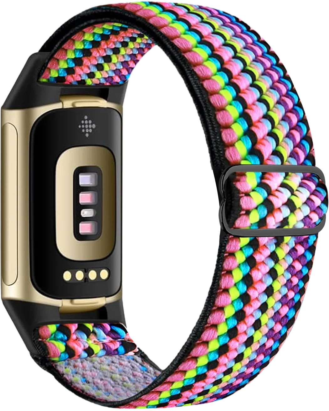 Pasek do zegarka Fitbit Charge 5, Charge 6 tęczowy