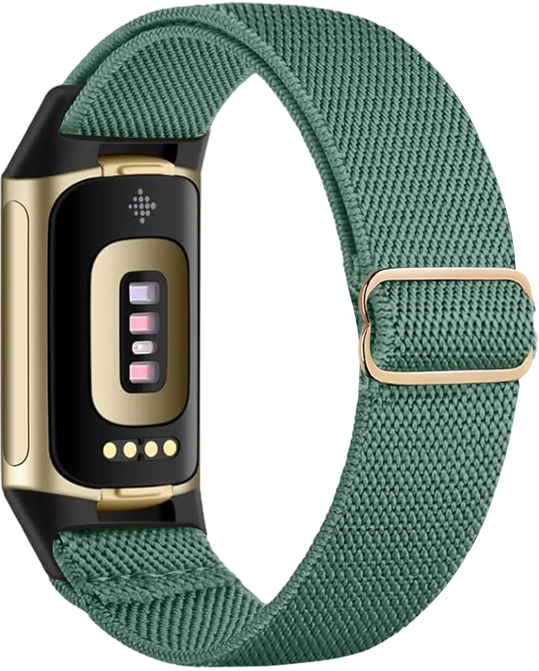 Pasek do zegarka Fitbit Charge 5, Charge 6 zielony