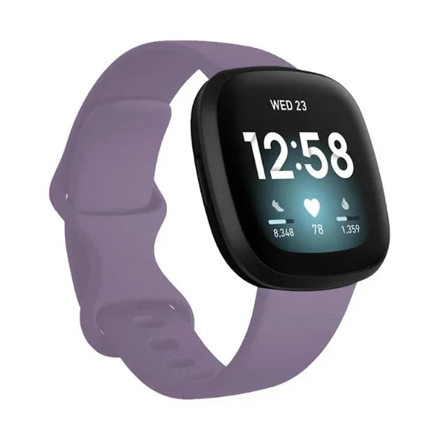 Bransoletka do zegarka Fitbit Versa 3 lawendowa