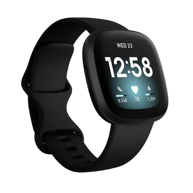 Bransoletka do zegarka Fitbit Versa 3 czarna