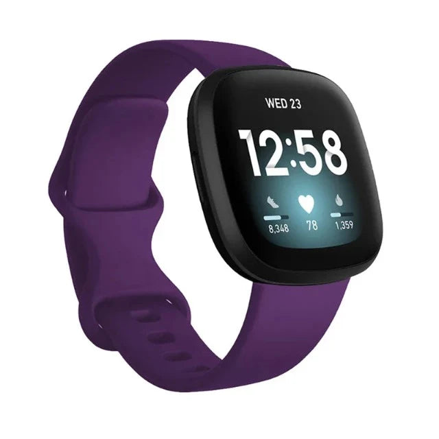 Bransoletka do zegarka Fitbit Versa 3 fioletowa