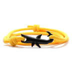 Bransoletka Rekin Czarny żółty