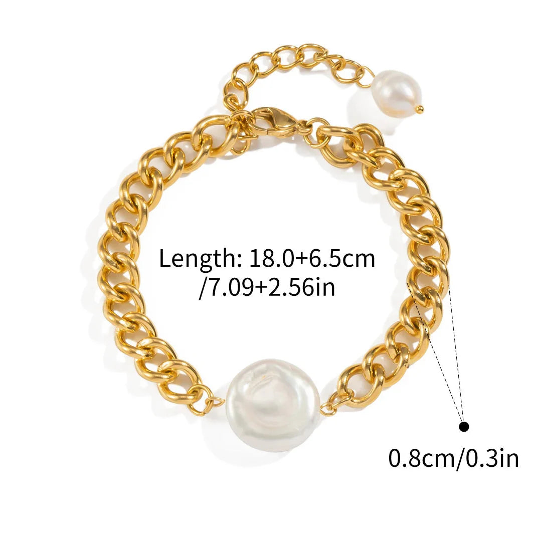 Bracelet Rétro avec Perle