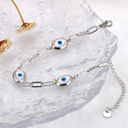 Bransoletka Retro Przeciw Złemu Oku srebrna