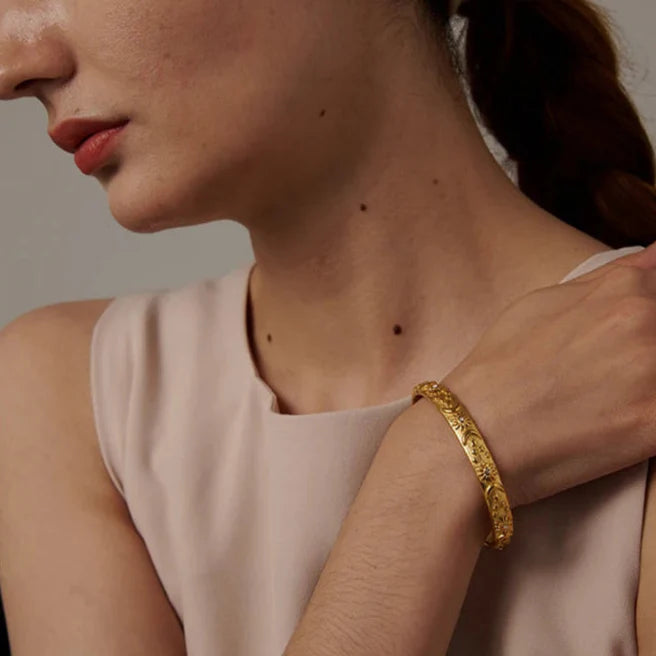 Bransoletka Retro Księżyce i Słońca z Cyrkoniami