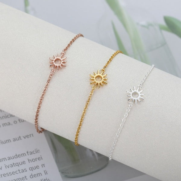 Bracelet Soleil Femme Gourmette Astre