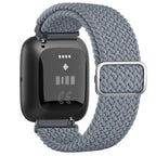 Super elastyczna bransoletka do zegarka Fitbit Versa 1 Versa 2 Versa Lite szara