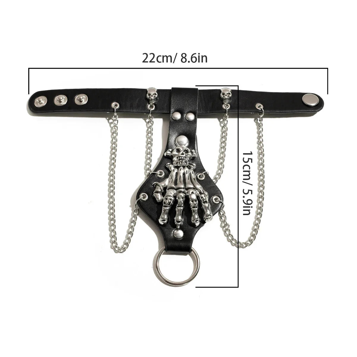 Bransoletka na rękę szkielet