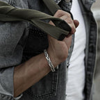 Bransoletka skręcana męska 