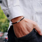 Bransoletki Plecione Gourmette dla Par "Love" 