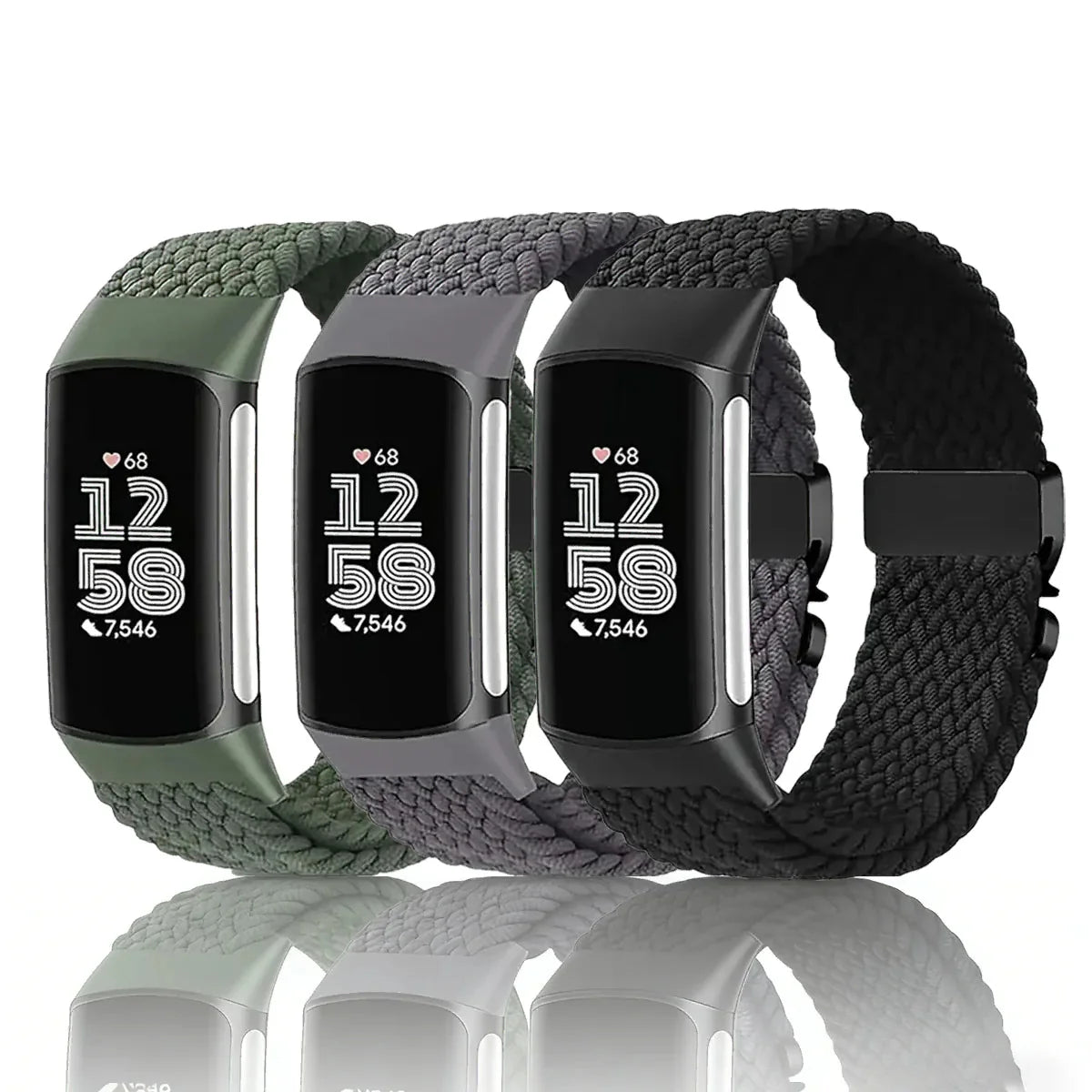 Pleciony pasek do zegarka Fitbit Charge 5, Charge 6