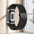 Pleciony pasek do zegarka Fitbit Charge 5, Charge 6 czarny