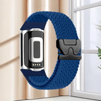 Pleciony pasek do zegarka Fitbit Charge 5, Charge 6 niebieski