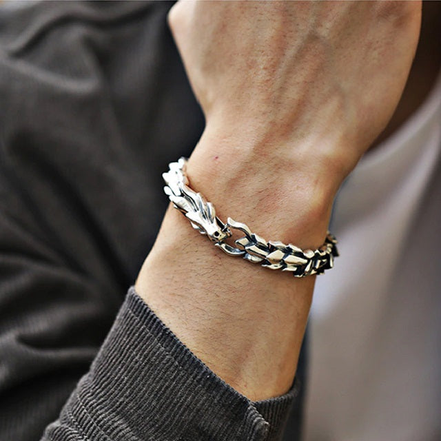 Bracelet Viking Ouroboros