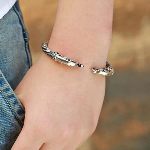 Bransoletka Wiking Ragnar (Srebrna lub Złota) 