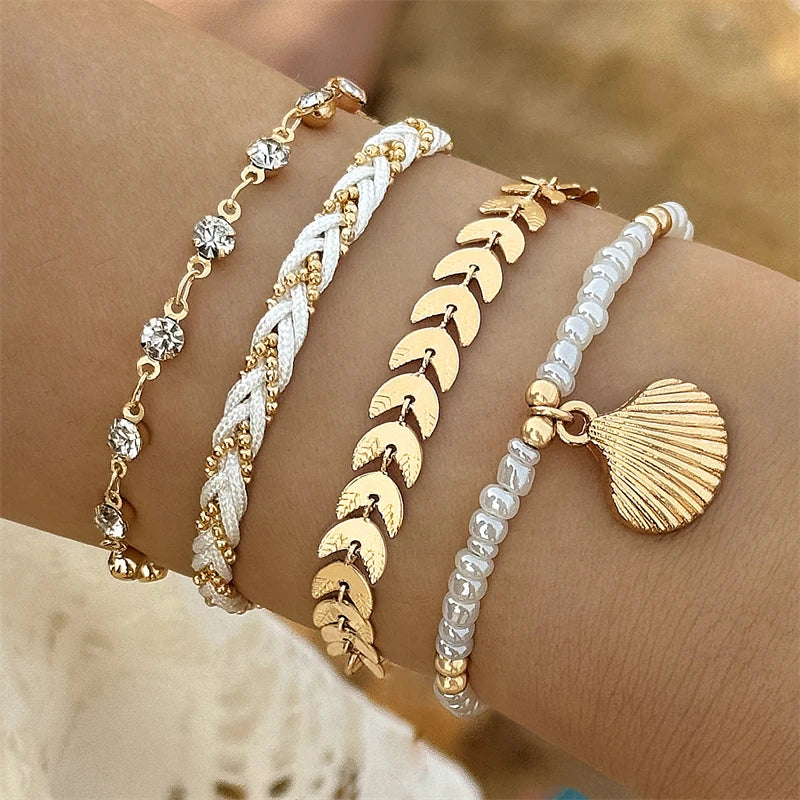 Bracelets de Style Bohême blanc