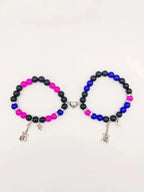 Bransoletki dla par z magnetycznym łańcuszkiem gitarowym