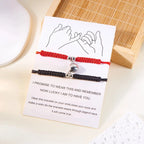 Bransoletki dla par przyjaciół romantyczna bransoletka