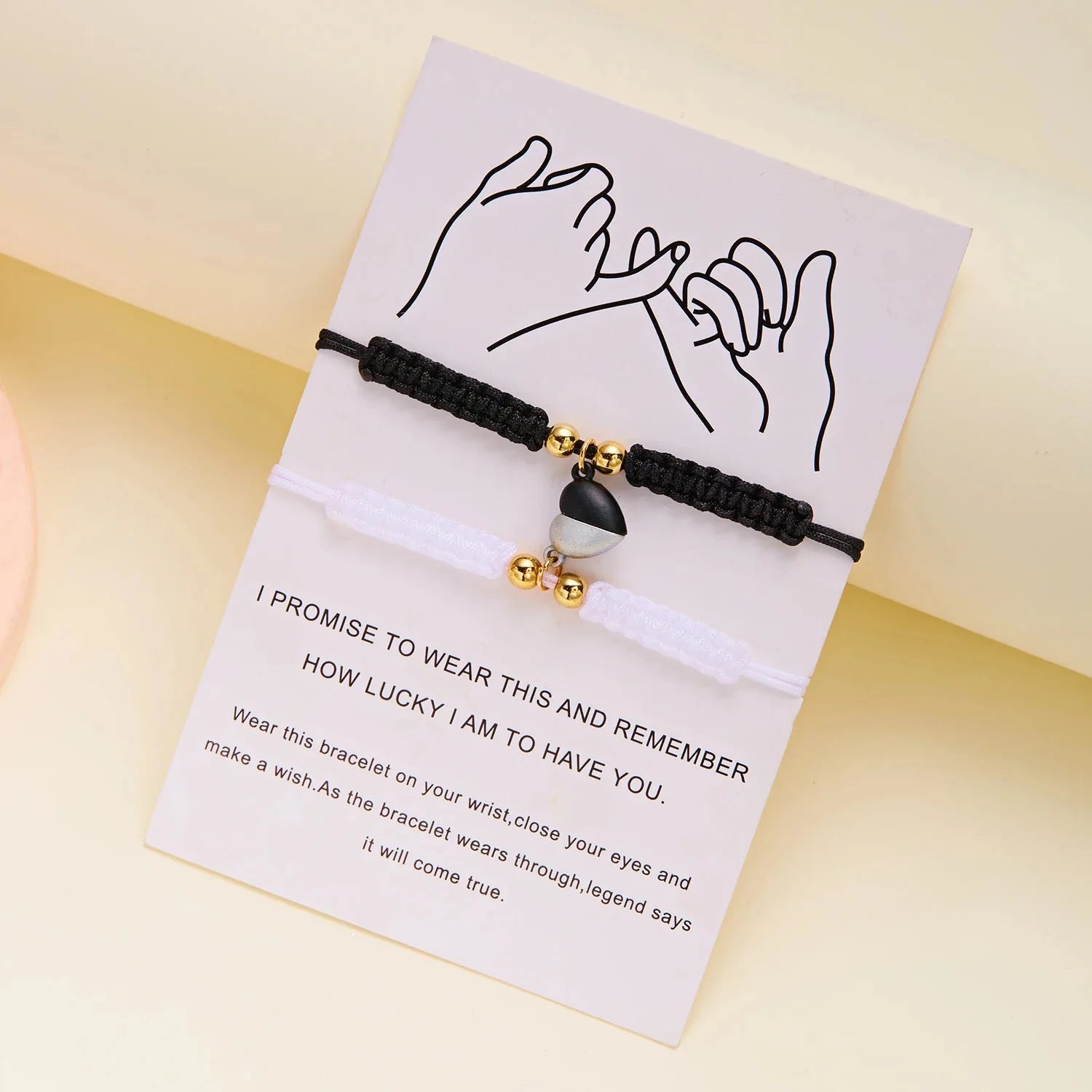 Bransoletki dla par przyjaciół romantyczna bransoletka