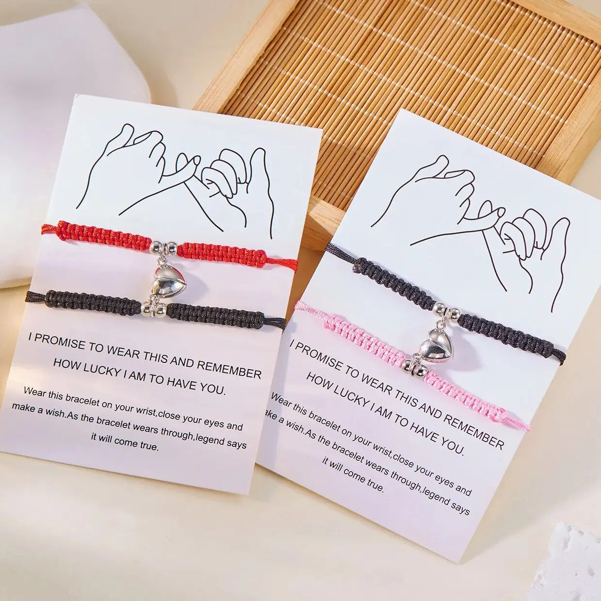 Bransoletki dla par przyjaciół romantyczna bransoletka
