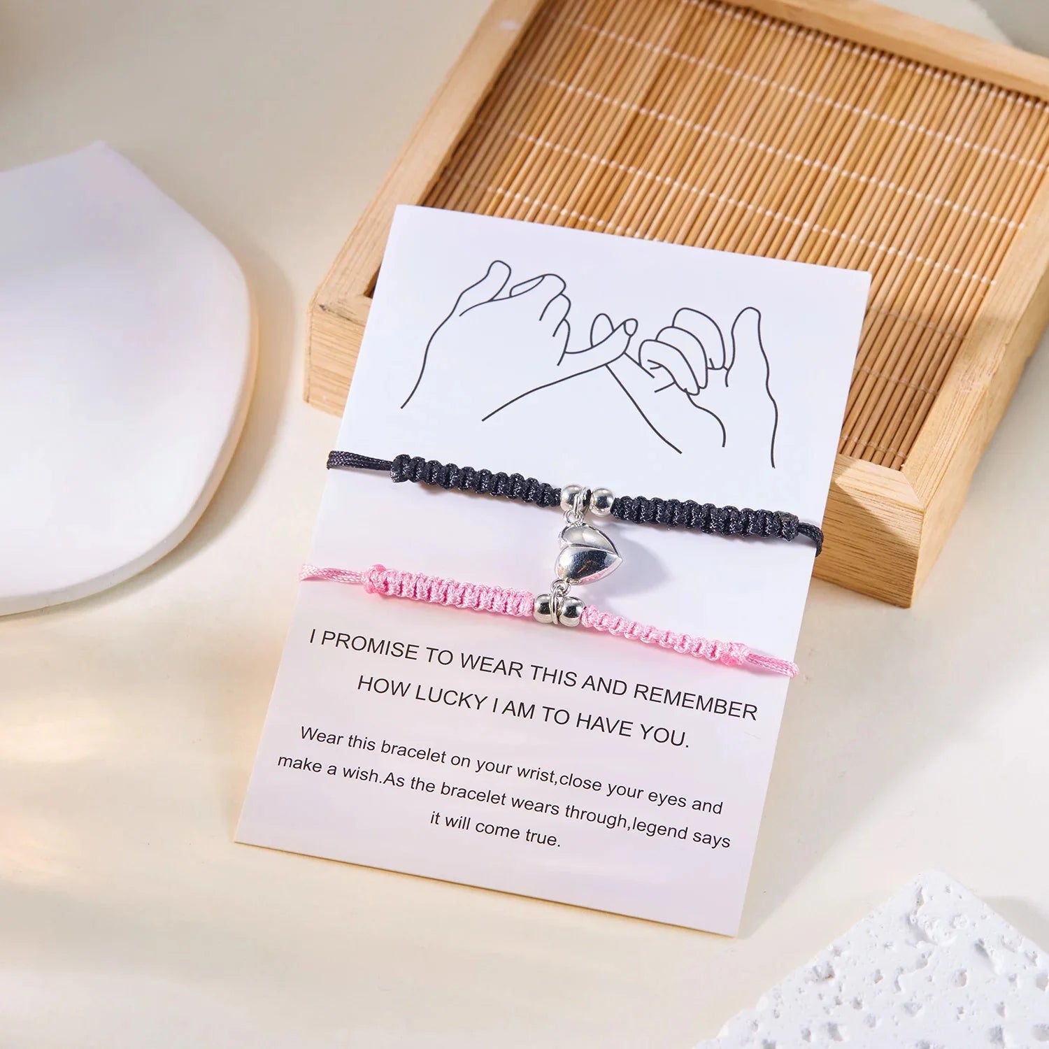 Bransoletki dla par przyjaciół romantyczna bransoletka