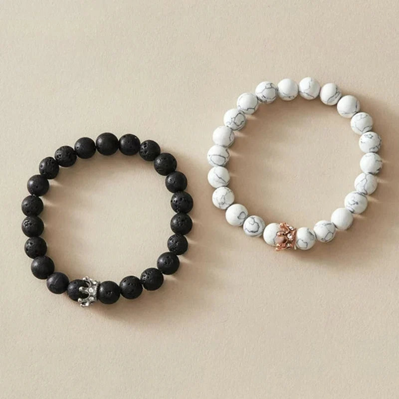 Náramky pro páry Gourmette Koruna Krále a Královny