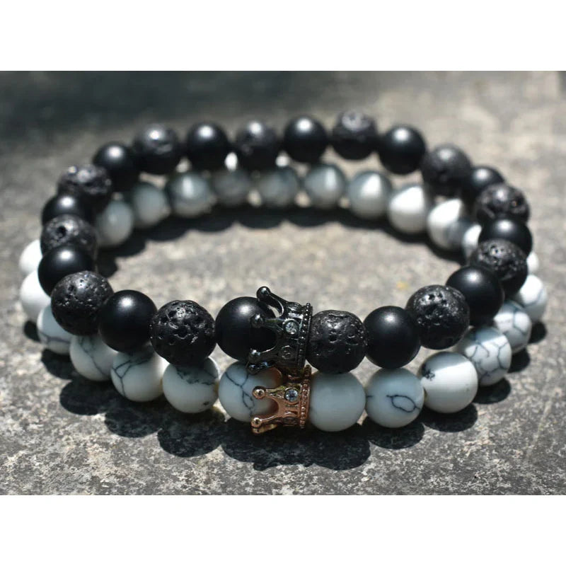 Bransoletki dla par Bransoletka Korona Króla i Królowej