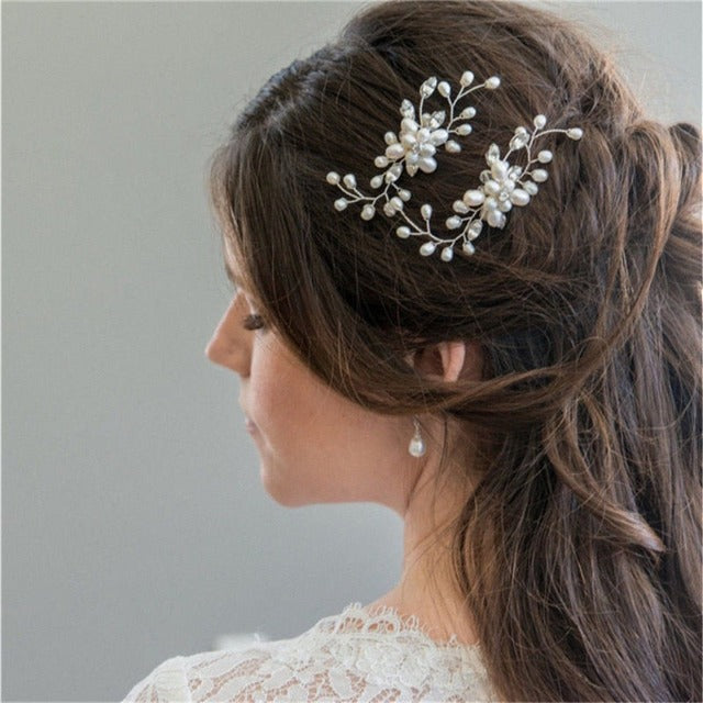 Broche de Cheveux pour Mariage