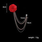 Broszka do garnituru Kwiat Róży 