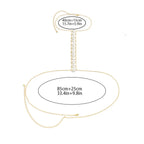 Łańcuch do dekoltu damski naszyjnik biżuteria na pierś