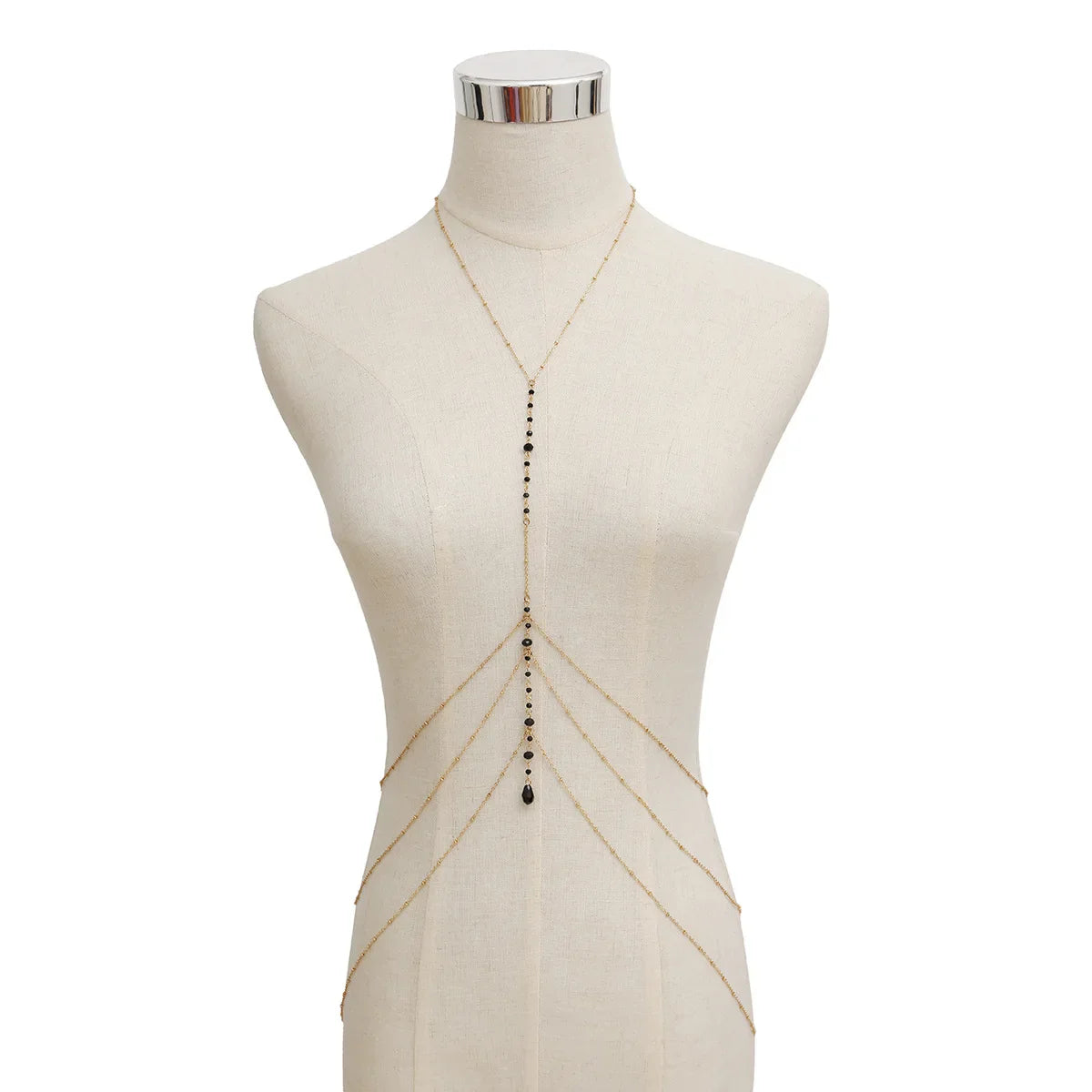 Łańcuch do toczenia dla kobiet, czarny naszyjnik złoty