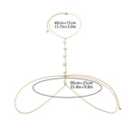 Łańcuszek do toczenia dla kobiet z perłowym naszyjnikiem