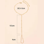 Bransoletka na dłoń i palec biżuteria damska