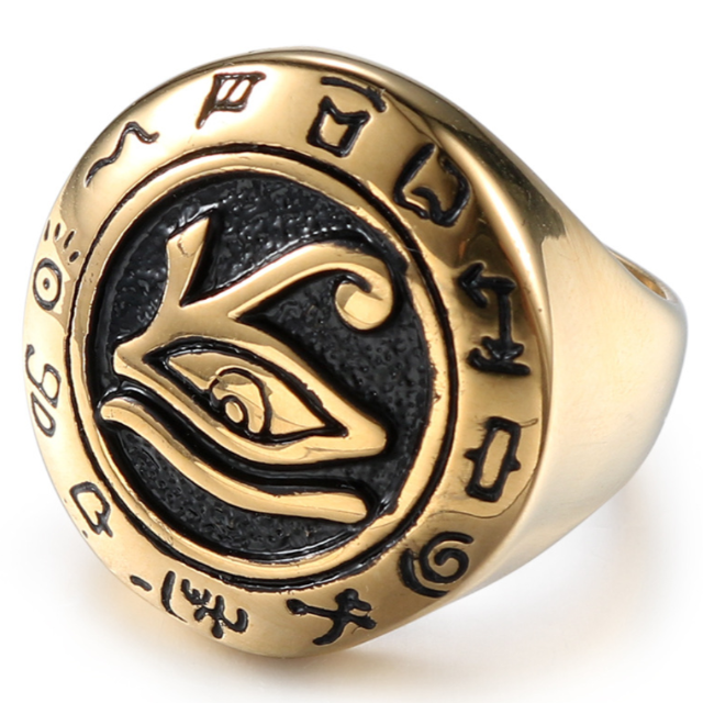 Złoty egipski sygnet