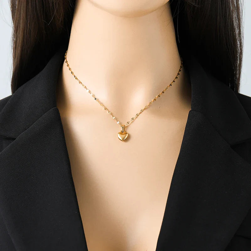 Zestaw 3 biżuterii z motywem serca 