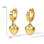 Zestaw 3 biżuterii z motywem serca 