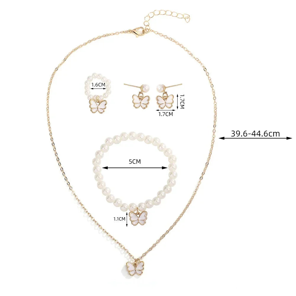 Coffret de 4 Bijoux Papillons