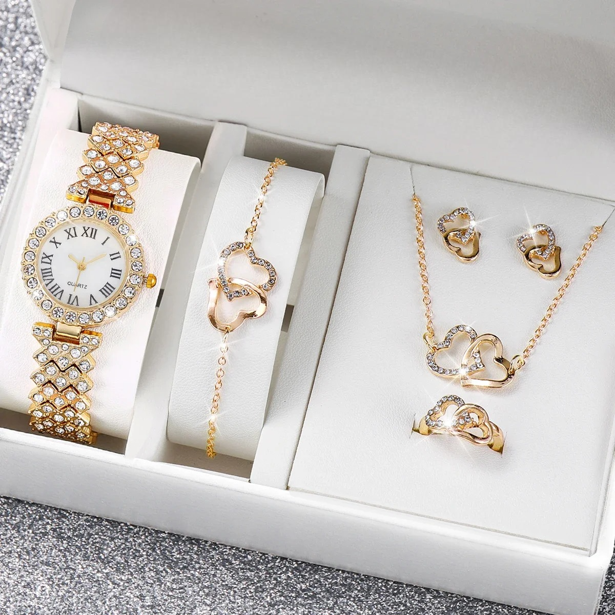 Coffret de 5 Bijoux Coeur
