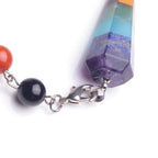 Naszyjnik 7 Czakr z Prawdziwym Kamieniem