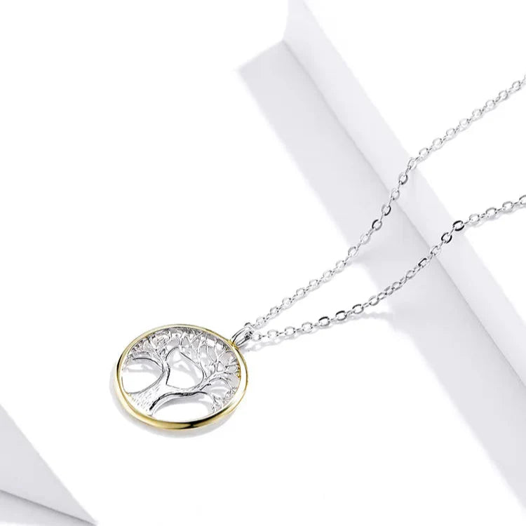 Collier avec Pendentif Arbre de Vie pour Femme avec Zircon