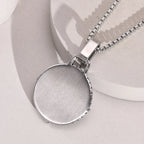 Naszyjnik z zawieszką kompas Róża Wiatrów dla mężczyzn