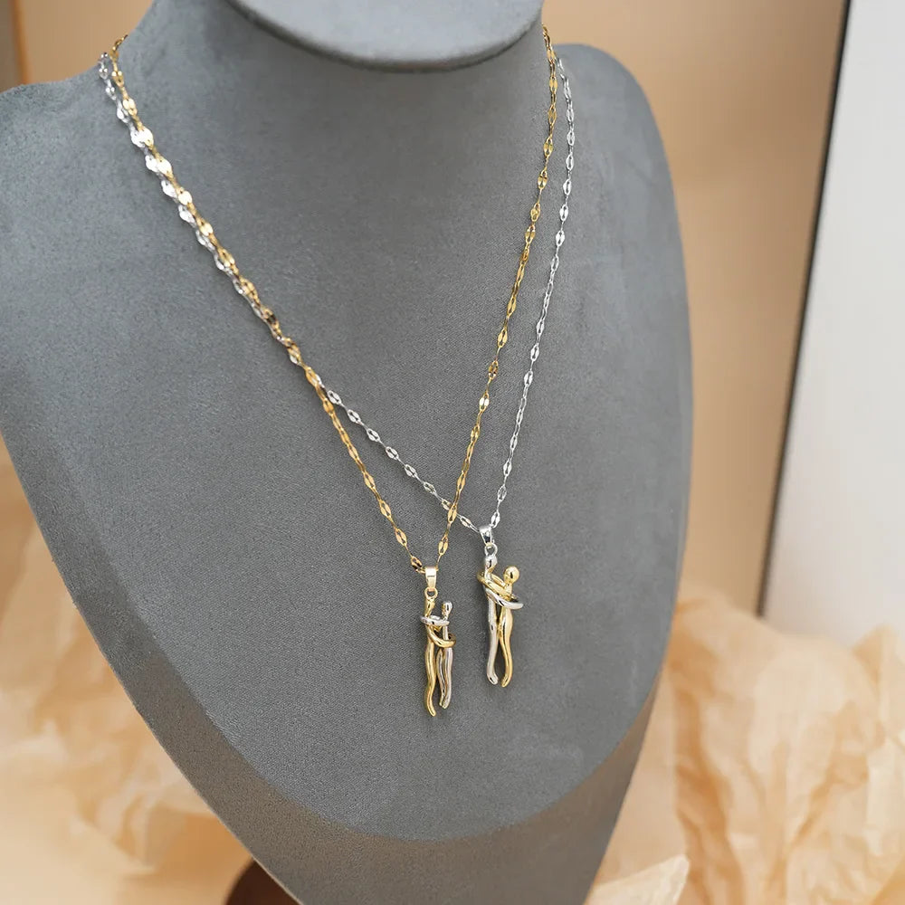 Collier avec Pendentif Câlin d'Amour