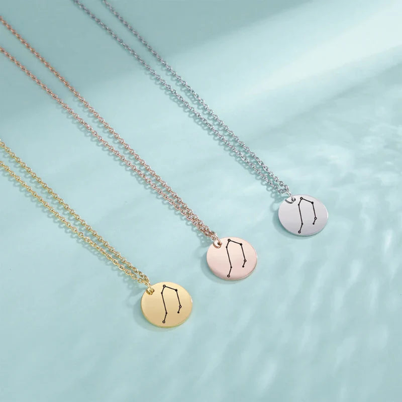 Naszyjnik z zawieszką Konstelacja znak zodiaku