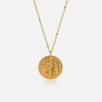 Naszyjnik z zawieszką z konstelacją znaku zodiaku